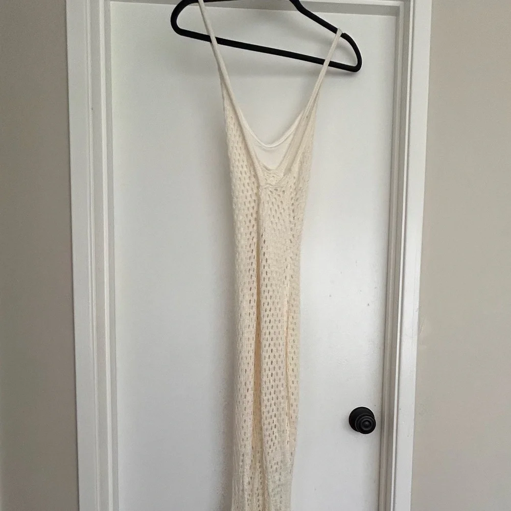 VENUS White Crochet tank Maxi Dress - Picture 8 of 9